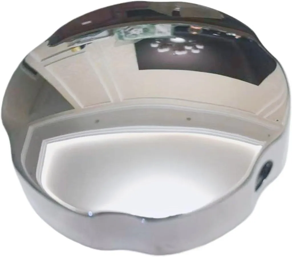 Volant de commande trop-plein baignoire robuste avec finition chrome