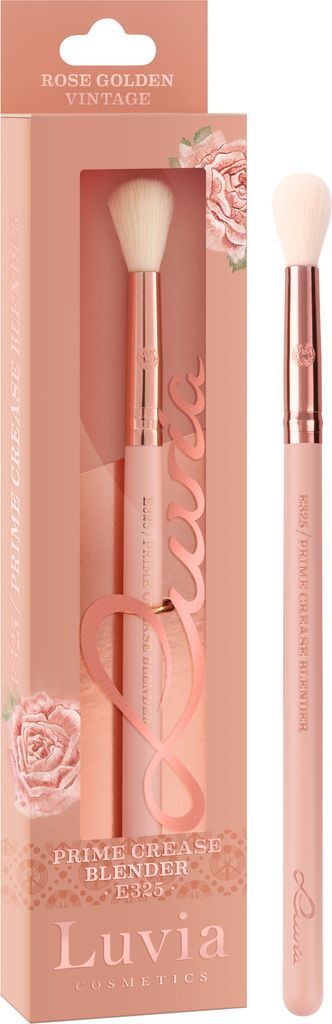 Lidschatten-Pinsel 'E325 / Prime Crease Blender' in Nude/Roségold - Vegan