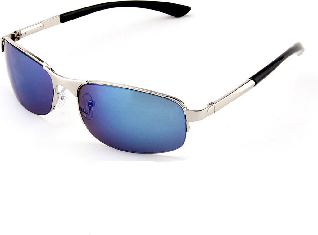 HERREN SONNENBRILLE MATRIX SPORT MOTORRAD BIKER BRILLE 2095 Blau