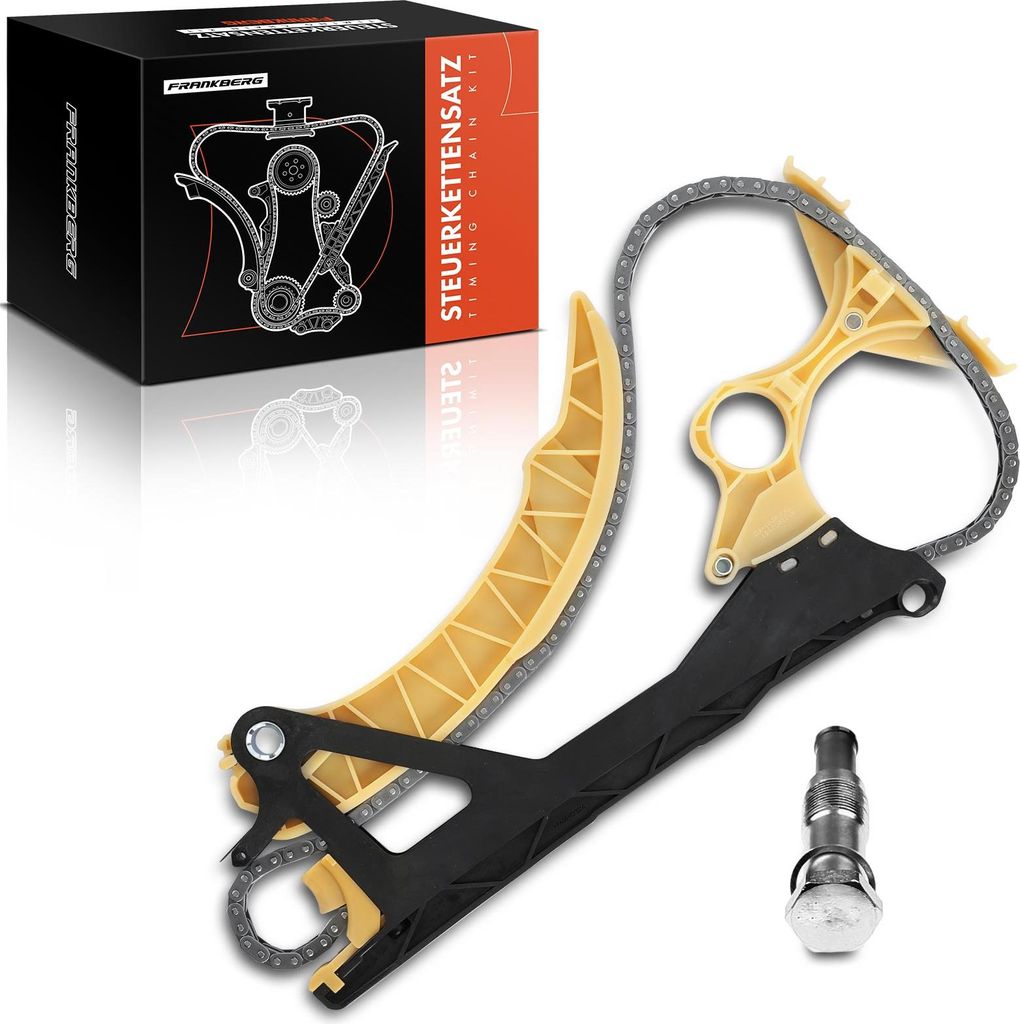Frankberg 1x Steuerkettensatz Steuerkette für BMW 1ER E81 E87 116i 3ER E46 E90 316i 1.6L