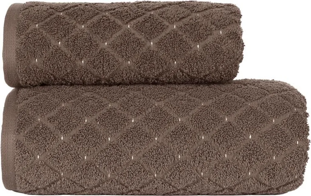 Asciugamano in Puro Cotone 70x140 Olivier Premium Marrone | Extra Soft