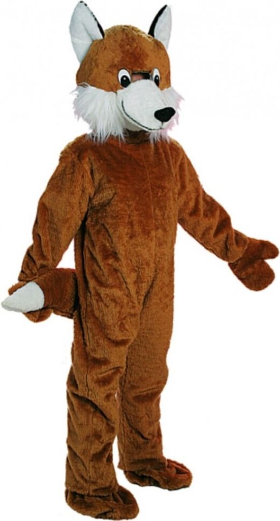 Fuchs Maskottchen Kostüm Promotionkostüm Big Fuchs Einhgr. Tier Laufkostüm Maskottchen Karneval 2