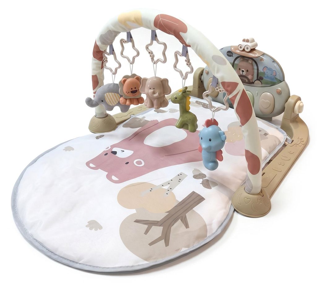 Arco giochi Relaxdays, con giocattoli, musica e luci, A x L Immagine del prodotto 