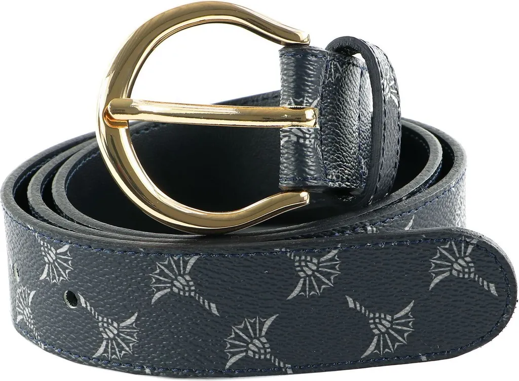 JOOP! Cintura Blu Navy Donna W100 - Essenziale 3,5 CM Pelle Blu Scuro