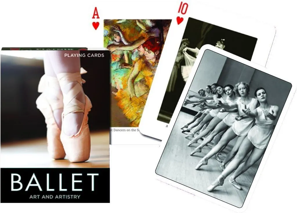 Piatnik Ballet Cartes à jouer - Paquet simple de 54 cartes de luxe