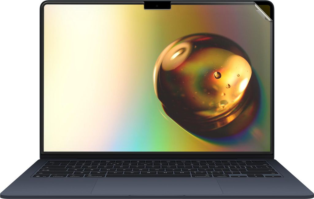 kwmobile Schutzfolie matt kompatibel mit Apple Macbook Air 13 M4 2025 A3240 - Folie Displayschutz - Displayschutzfolie Displayfolie entspiegelt