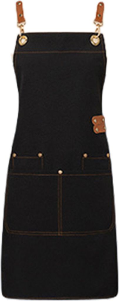 Wasserdichte Küchenschürze mit Taschen für Männer und Frauen, Reinigungsschürze, Taillenbinde, Ladenarbeitsuniform, Grillgeschenk