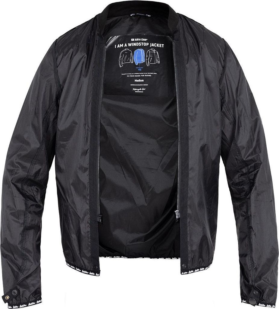 John Doe Aero Mesh Windblocker Motorrad Innenjacke, 4XL