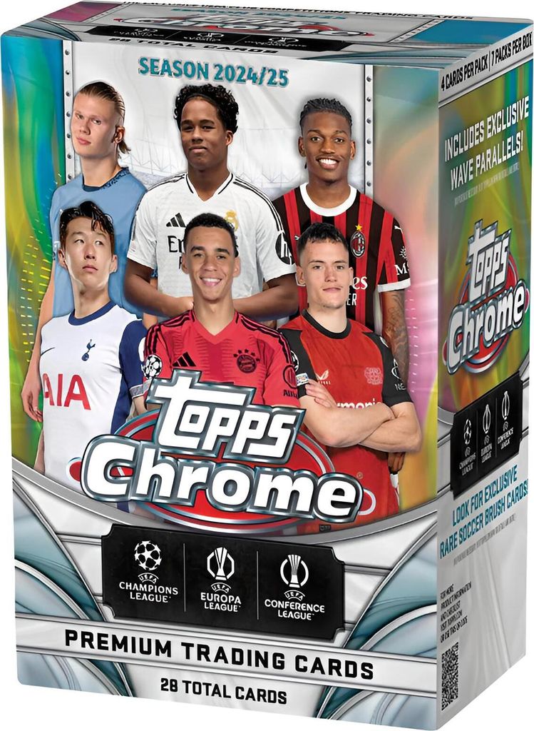 2024-25 Topps Chrome UEFA Club Competitions (Value Produktbild 