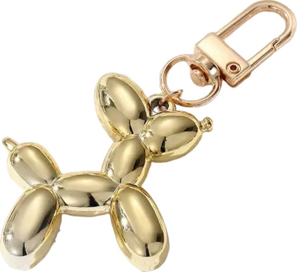 Porte-clés Dog Doré - Accessoire Joyeux et Coloré KP30481 Image du produit 