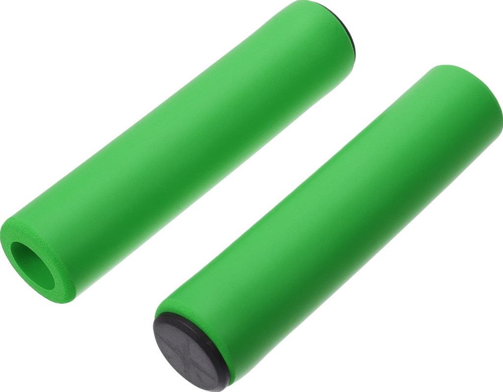 1 Satz Fahrradlenkergriffe, Schaumstoff-Stoßdämpfung Fahrradlenkergriffe, Bequeme Lenkergriffe für E-Bike Trekking Bike Mountainbike, Grün