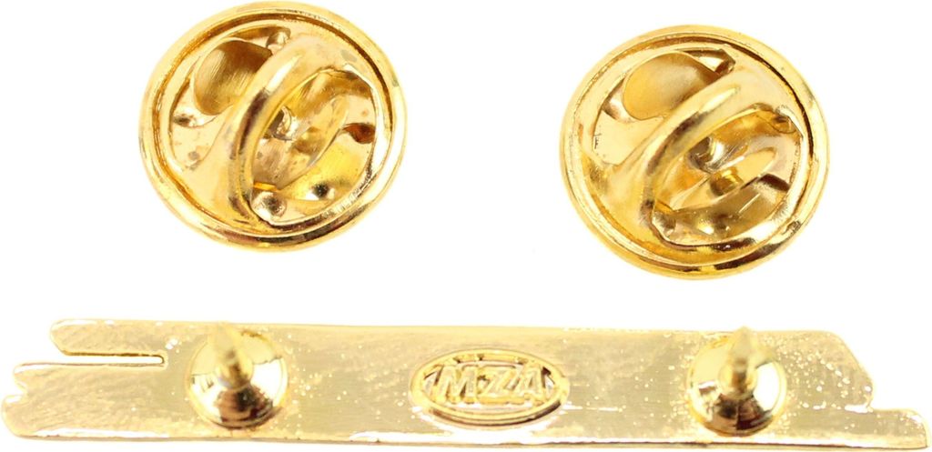 Simson Pin 'Schwalbe' - gold weiß - Anstecker - 38mm breit, Sammlerkollektion