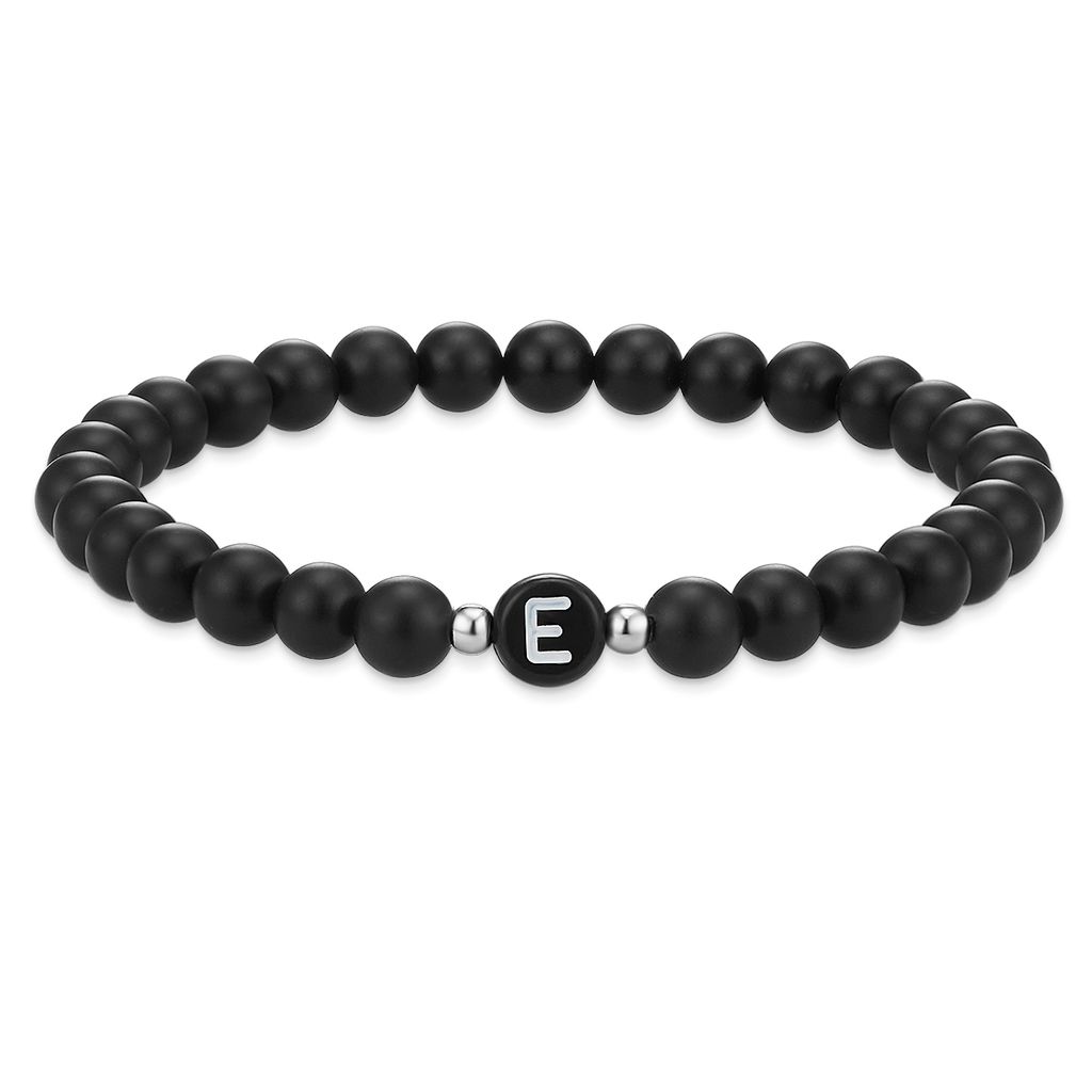 Armband Achat schwarz