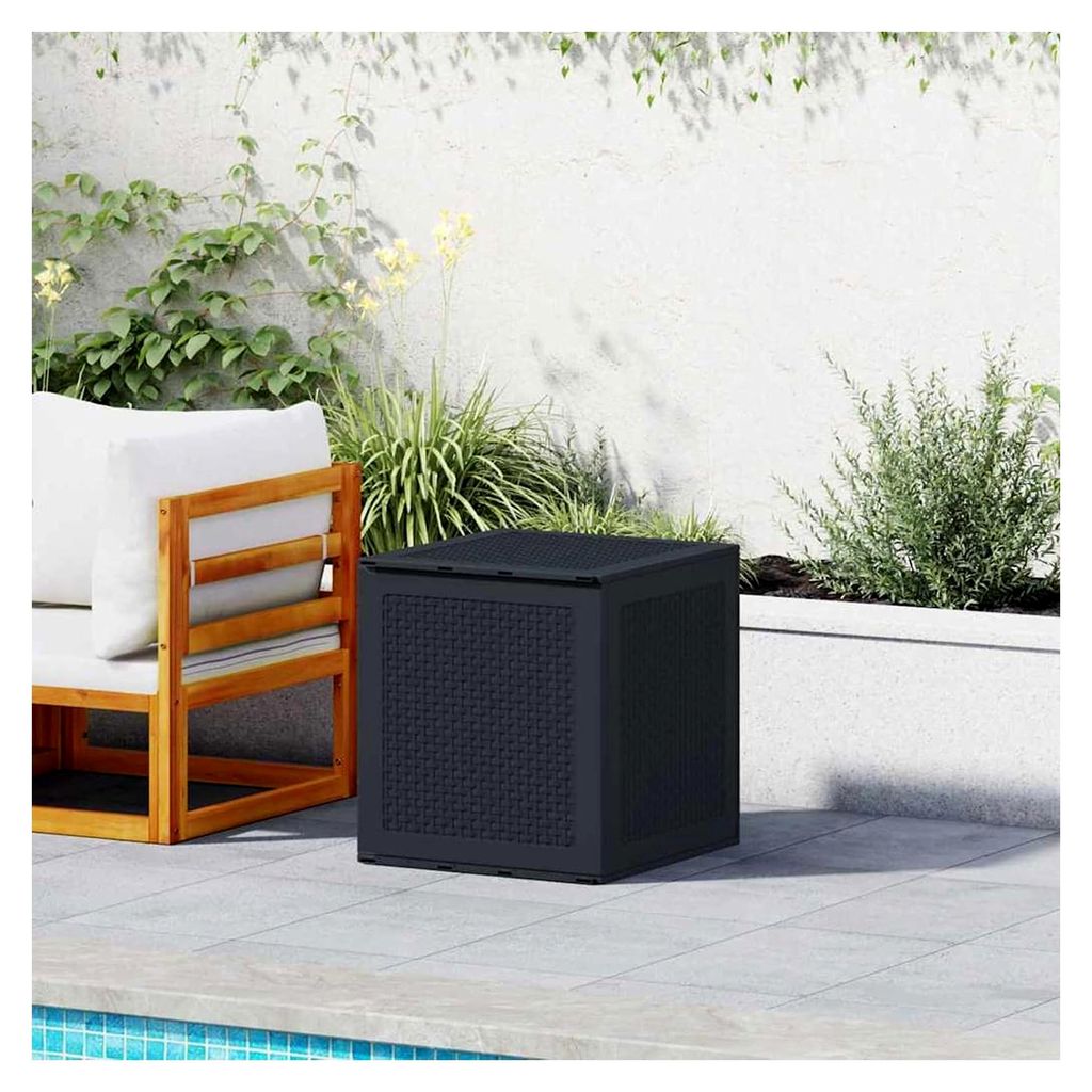 Moderne Gartenlagerbox Anthrazit - Polypropylen, 55x53x57 cm, 5.2 kg