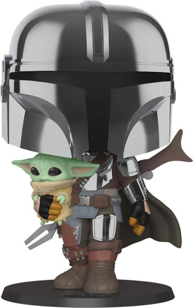 Figura POP Star Wars Mandalorian con Yoda Bambino 25 cm Immagine del prodotto 