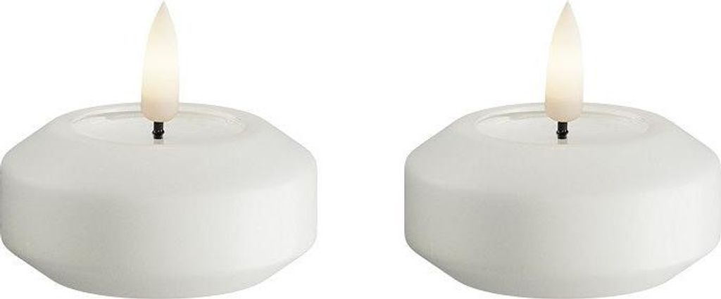 LED Schwimmkerze 2 Stück weiß von Deluxe / Unique Homeart Produktbild 