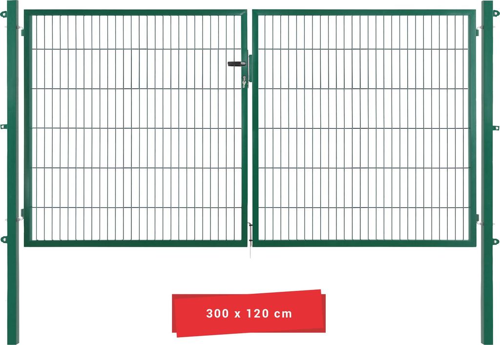 Arvotec Gartentor BxH 300x120 cm mit Schließzylinder und Produktbild 