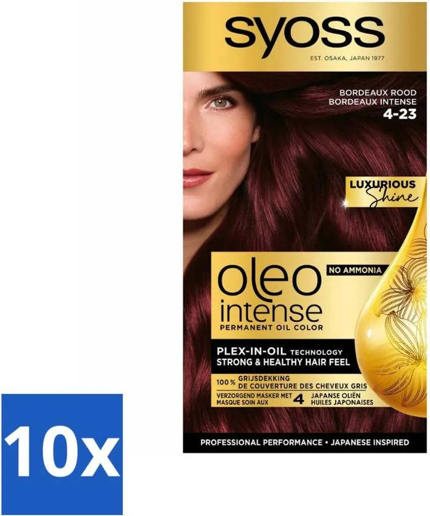 Offerta Syoss Oleo Intense 4-23 Rosso Bordeaux - Stock 10 Pezzi