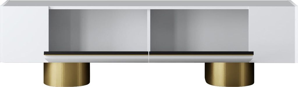 Skye Decor, Bohem - White, Gold, TV-Schränke, Weiß, 180 x Produktbild 