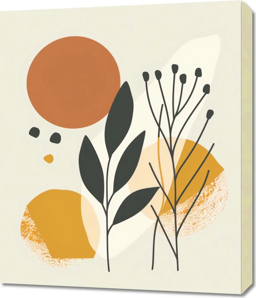 Création d'herbiers muraux : Presse botanique Image 60 x 70 cm en bois