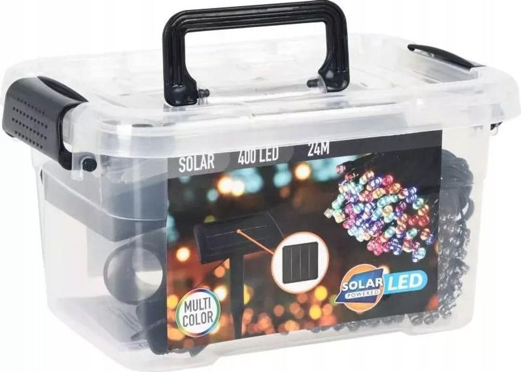 HOMESTYLING Solar LED PARTY 400 LED Lichterkette KO-DX9540020