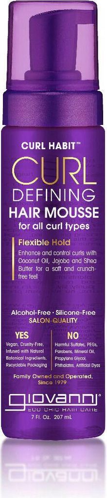Giovanni Curl Habit Curl Defining Hair Mousse 207ml