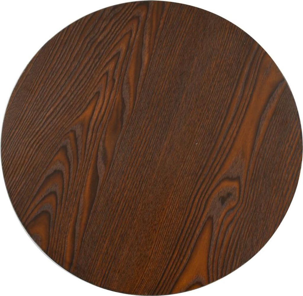 vidaXL Bistrotisch Dunkelbraun 40 cm MDF