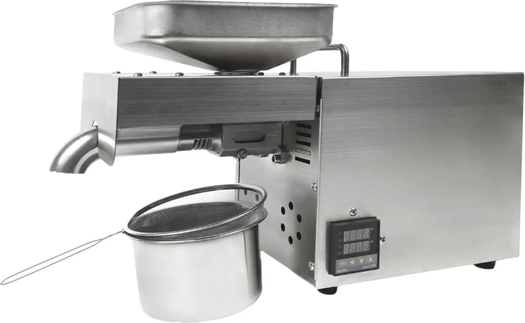 Presse à huile 610W pressage à froid et chaud automatique pour arachides