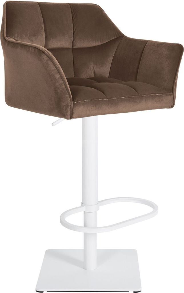 Barhocker Damaso W Samt braun