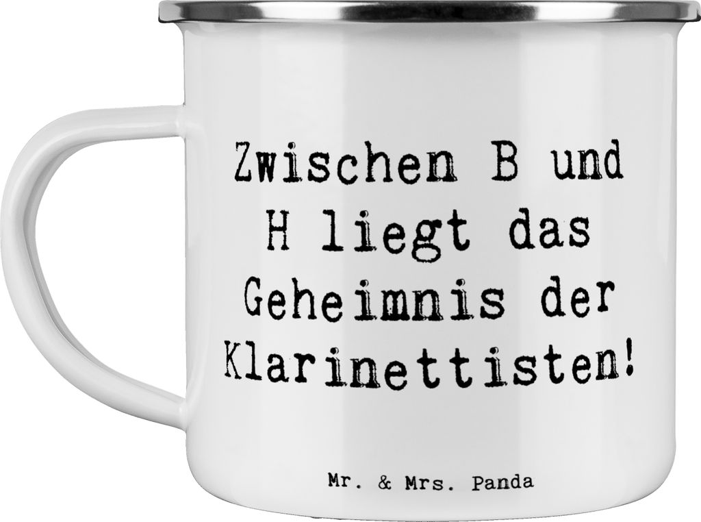 Mr. & Mrs. Panda Kaffeepott Spruch Klarinette Geheimnis - Weiß - Geschenk, Ensemble, Lernen, Holzblasinstrument, Musiker, kreative Musik, Haferl, ...