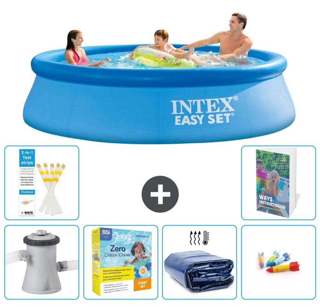 Easy Set Pool Rund - 305x76 cm - 7-teilig S181