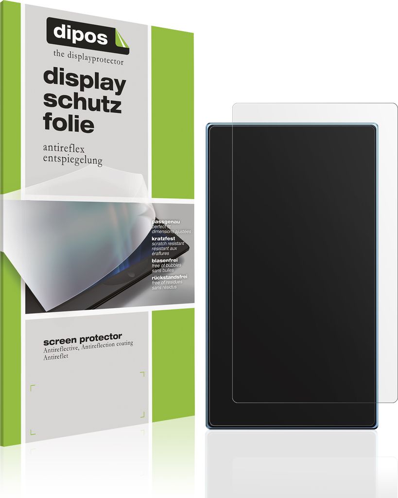 2x Schutzfolie für Cwowdefu C28 matt Displayschutzfolie Folie Display Schutz dipos