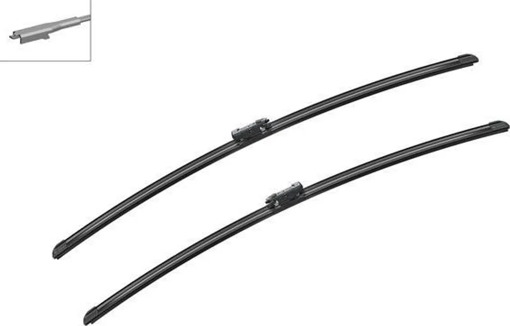 Essuie-glace Bosch 3397014214 Silencieux pour Ford S-Max et Transit Custom