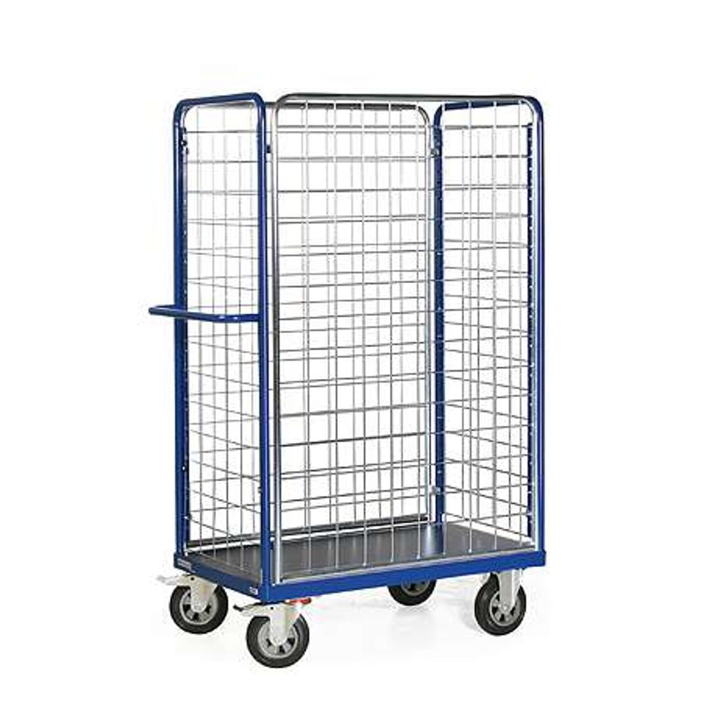 Protaurus Paketwagen F600 mit 4 Gitterwänden 1800mm hoch 1200x800mm
