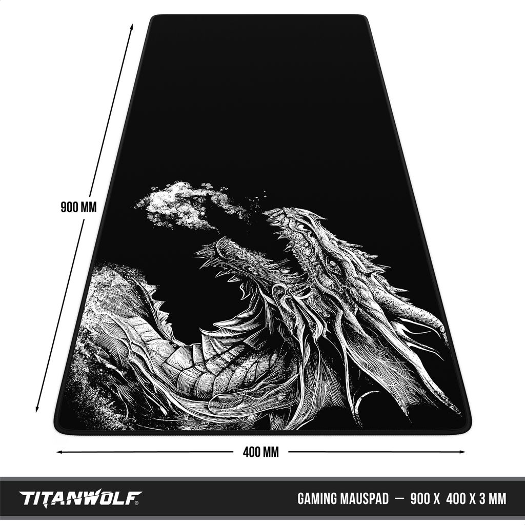Tappetino Mouse Gaming XL Nido D'Ape Blu - 80x30 Cm - Superficie Liscia E Base Antiscivolo In Gomma