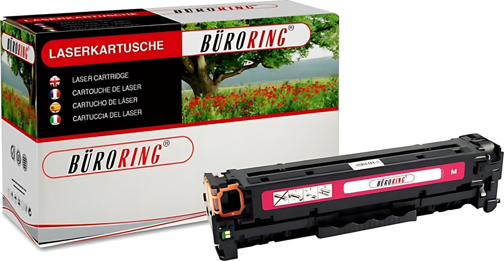 Toner Cartridge magenta für HP Laserjet Pro 200 Color M 251 NW,