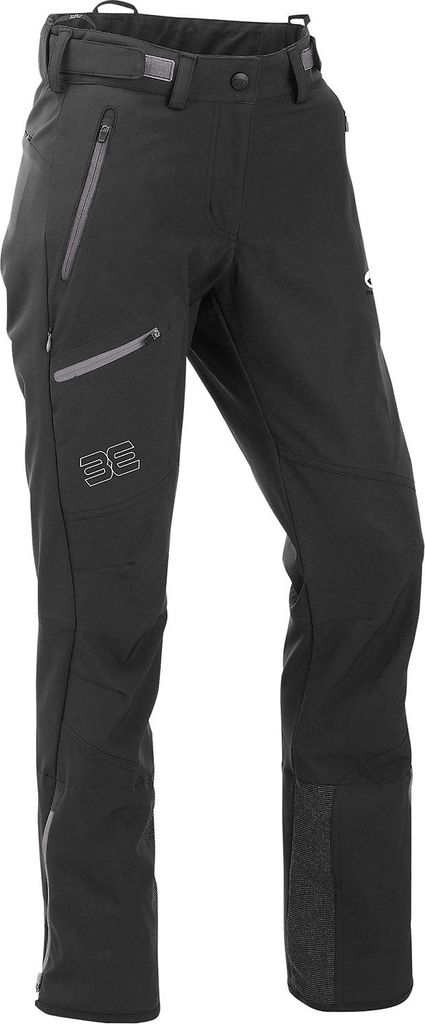 Maul - Berghütte - Damen Winter Softshell Tourenhose, schwarz