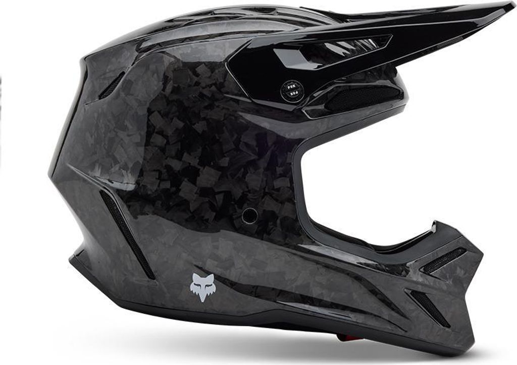 V3 RS Carbon Solid Helmet - Black - M (57 - 58 cm) Produktbild 