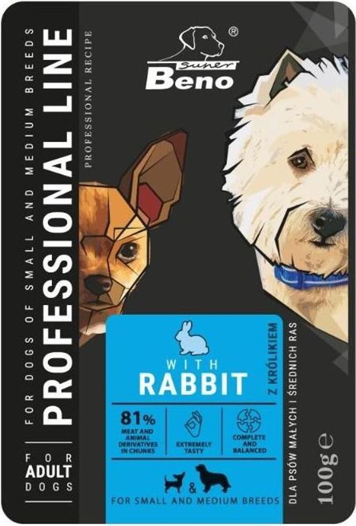 Super Beno pre psy s králikom 100g Obrázok produktu 