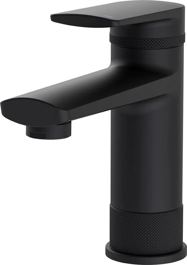 Robinet noir pour rénovation salle de bain VAN - Mitigeur bec bas chic