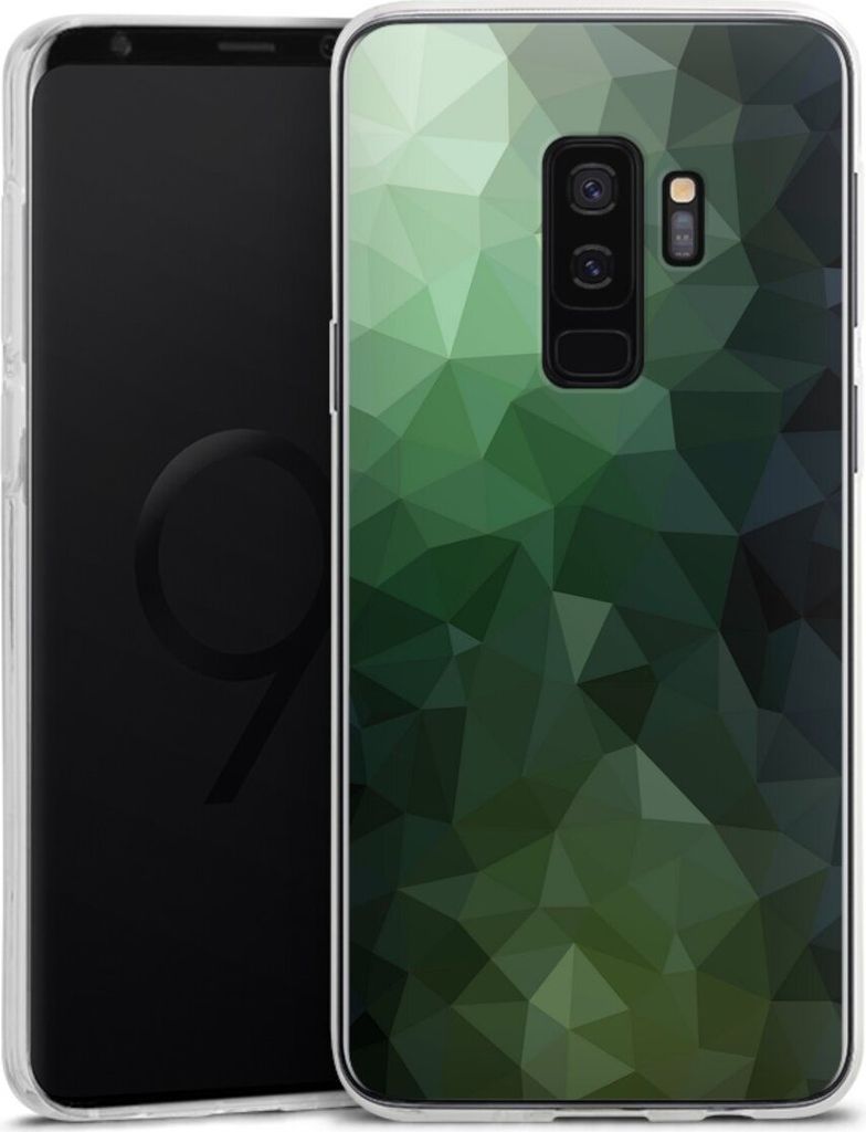 DeinDesign Handyhülle für Samsung Galaxy S9 Plus Duos Silikon Hülle Case Smartphone Schutzhülle Geometric Mosaik Tarnmuster