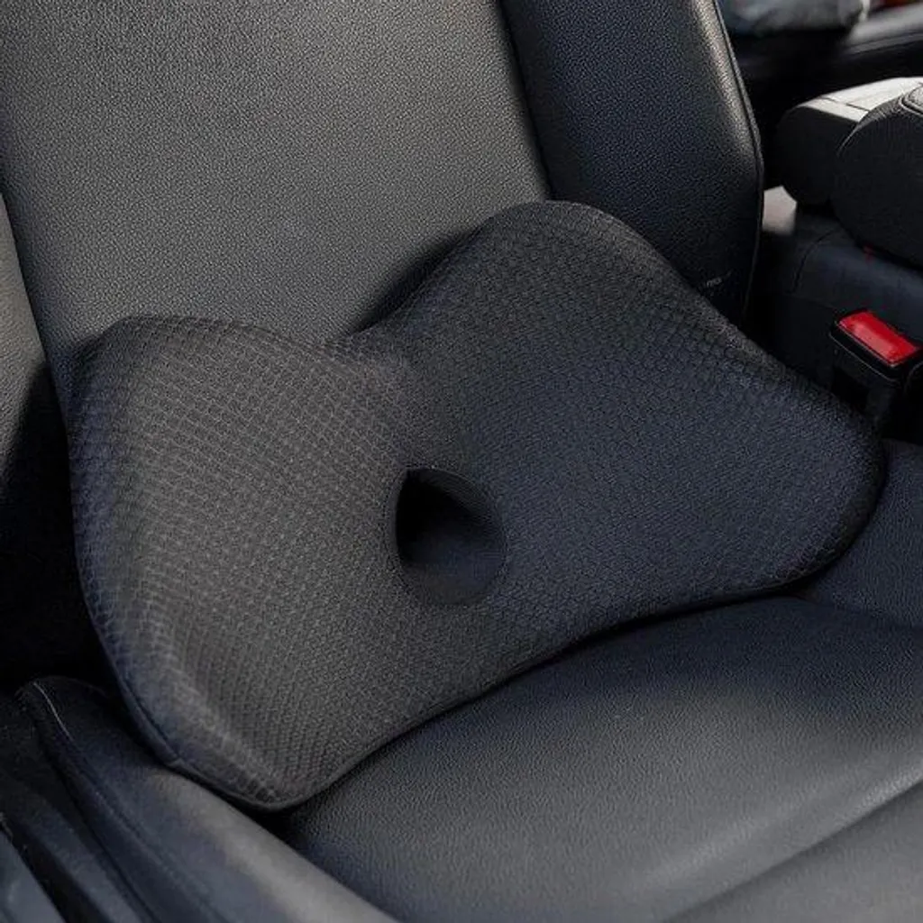 Dossier de siège auto ergonomique : coussin lombaire à mémoire de forme