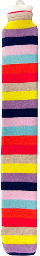 Wärmflasche mit Strickbezug Kunterbunt Wärmflasche mit Produktbild 