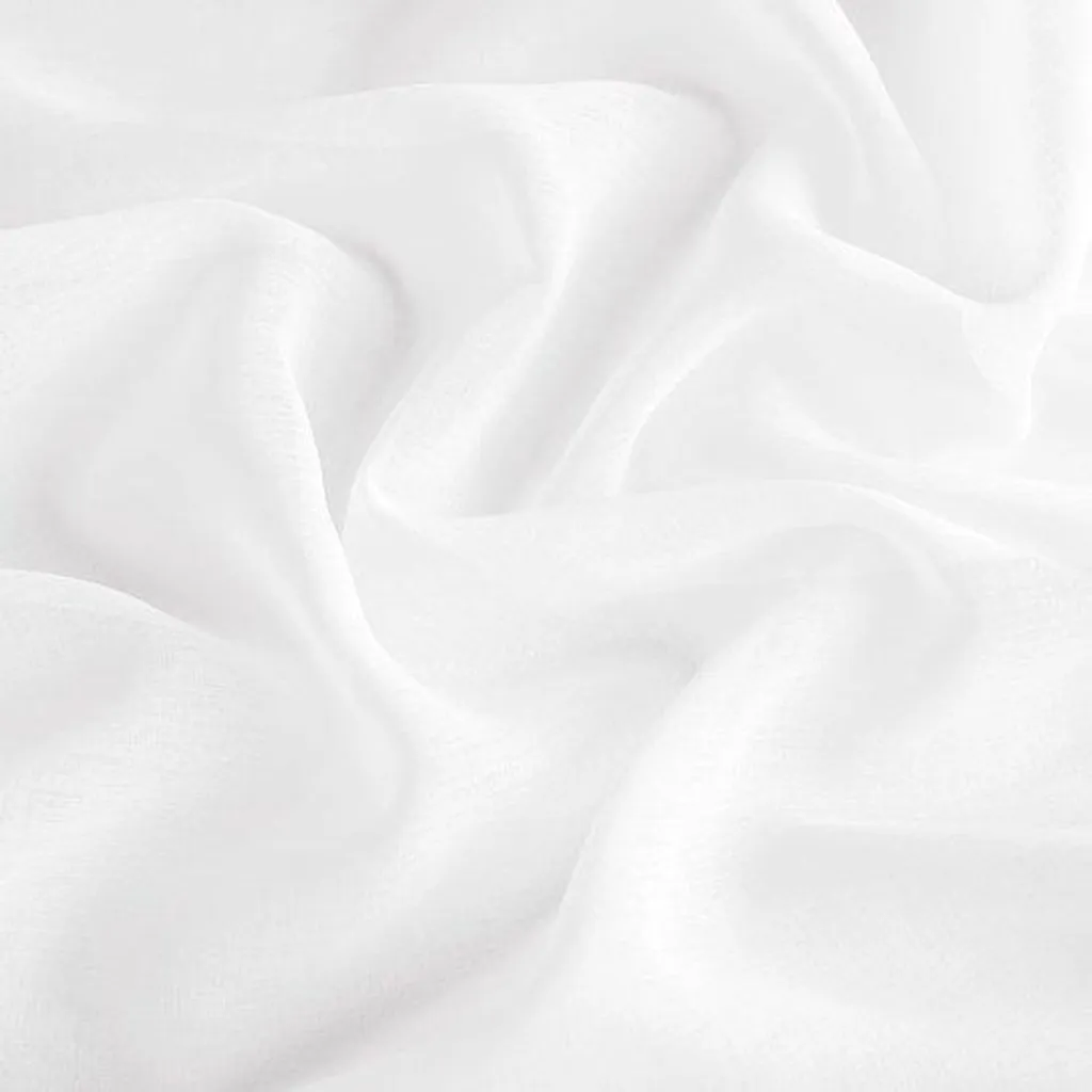 Rideaux blancs 140x160 cm contre le vis-à-vis, voilages clairs et discrets