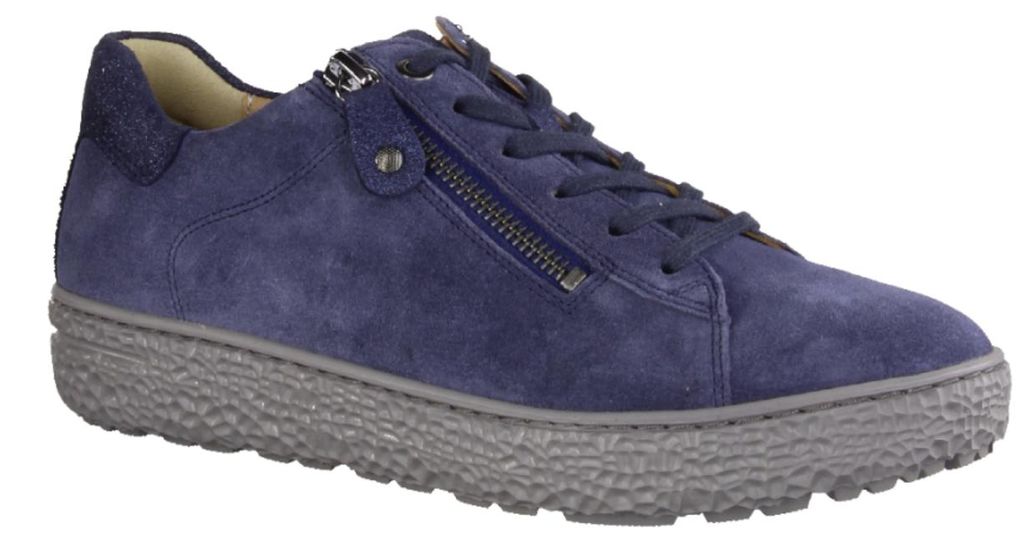 Hartjes Phil 162.1401 Damen Sneaker, Schnürer, Stahlblau, Produktbild 