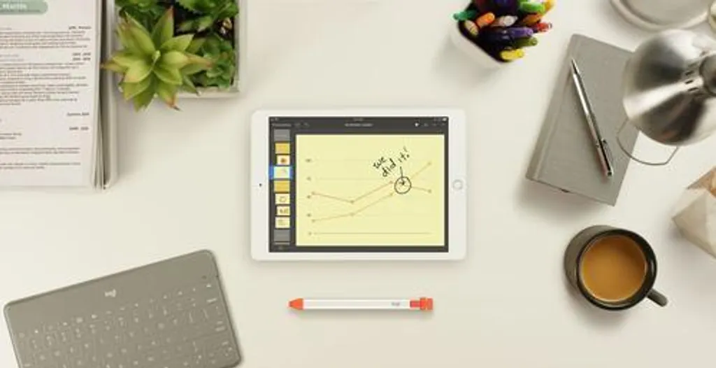 Stylet Numérique Logitech Crayon Idéal Prise de Notes et Dessin sans Fil iPad - 37