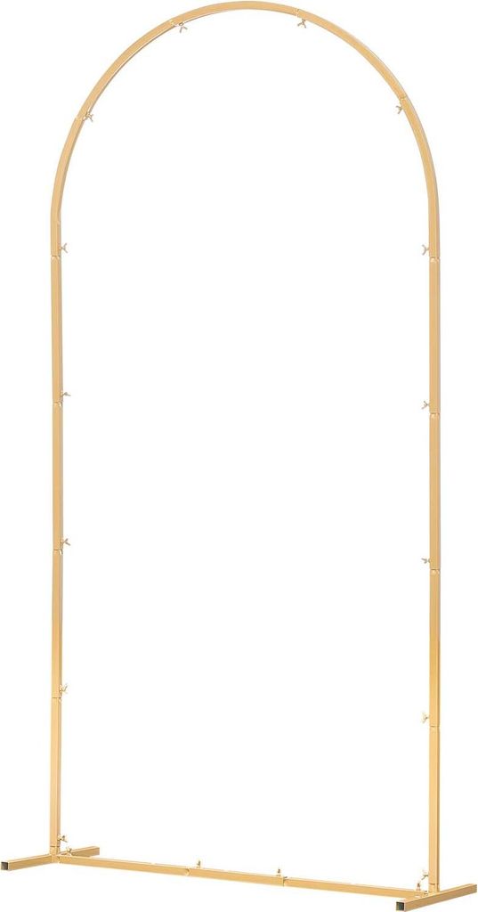 Arco nuziale in metallo SucceBuy, 2 x 1 m, supporto per Immagine del prodotto 