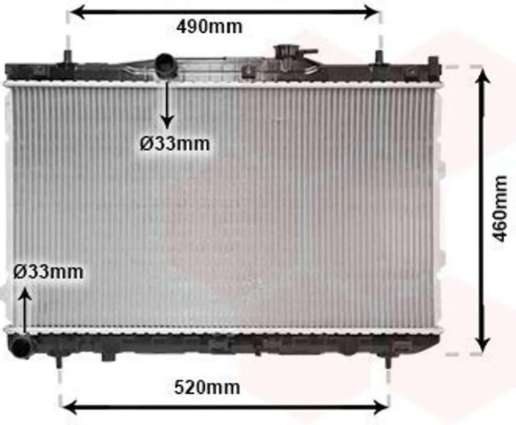 Radiateur refroidissement moteur pour KIA CERATO LD - Idéal Maintenance