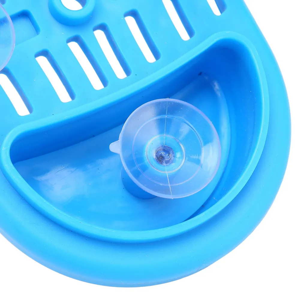 Pack de 2 brosses pieds pour douche chaussures massage scrubber bleu - 5