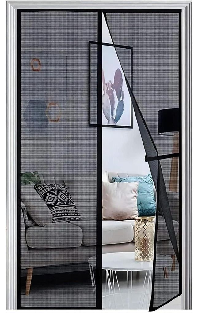 Moustiquaire magnétique pour porte-fenêtre de balcon, Image du produit 